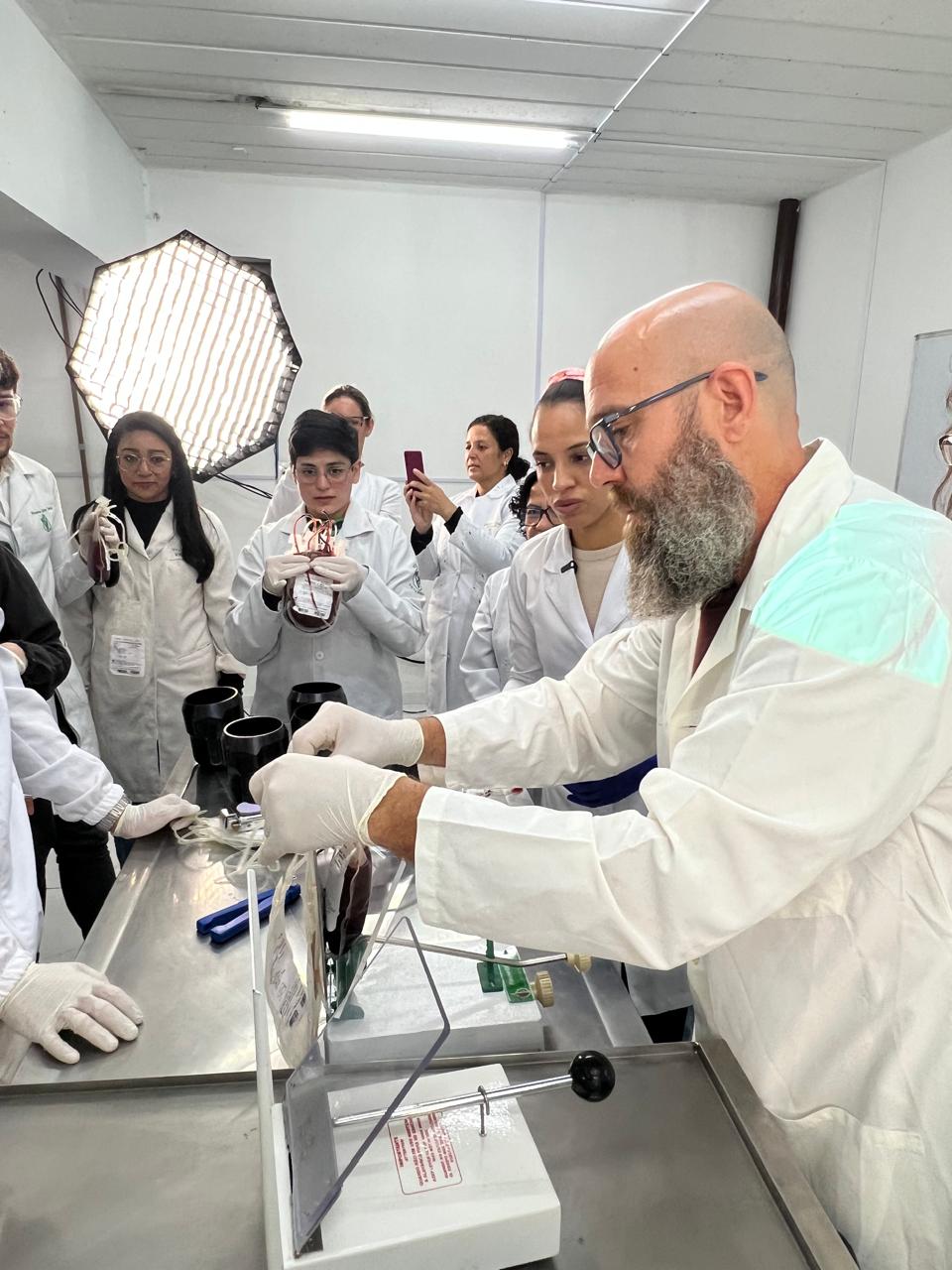 Extrator de plasma e separação